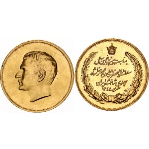 Iran Commemorative Gold Medal 25th Anniversary of Reign 1965 SH 1344