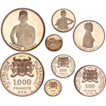 Dahomey Set of 4 Coins 1971 10th Anniversary of Independence