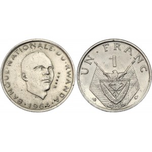 Rwanda 1 Franc 1964 Essai