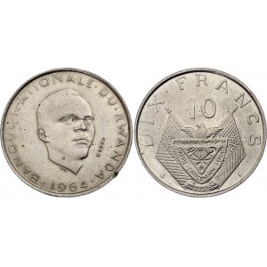 Rwanda 10 Francs 1964 Essai