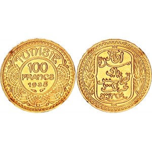 Tunisia 20 Francs 1935 AH 1354