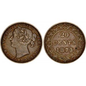 Canada Newfoundland 20 Cents 1873