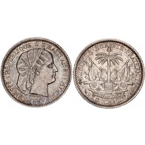 Haiti 20 Centimes 1887