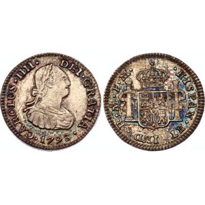 Mexico 1/2 Real 1798 FM Double Strike