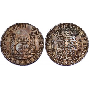 Mexico 8 Reales 1739 MF