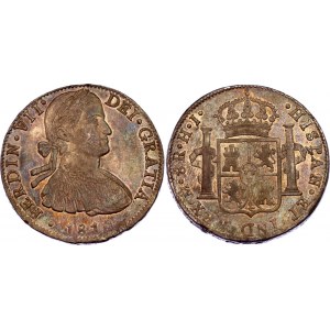 Mexico 8 Reales 1810 HJ Overstrike