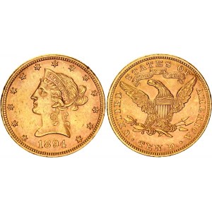 United States 10 Dollars 1894