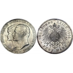 Germany - Empire Saxe-Weimar-Eisenach 5 Mark 1903 A PROOF PCGS PR65