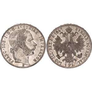 Austria 1 Florin 1867 B