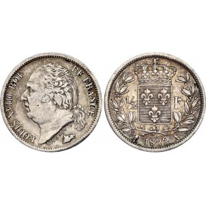 France 1/2 Franc 1822 A