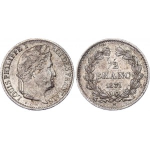 France 1/2 Franc 1831 B