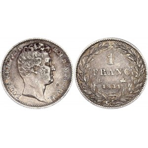 France 1 Franc 1831 B