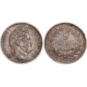 France 2 Francs 1842 W
