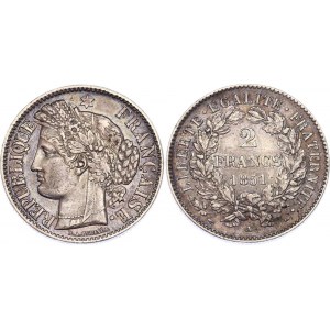 France 2 Francs 1851 A