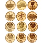 Russia - USSR Full Set of 6 Gold Coins of 100 Roubles 1977 - 1980 Moscow Olympics