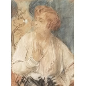 Józef SZCZĘSNY (1885-1968), Portrét ženy
