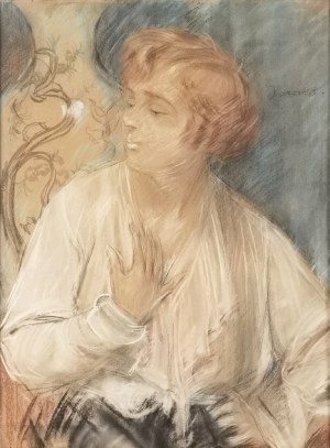 Józef SZCZĘSNY (1885-1968), Portret kobiety