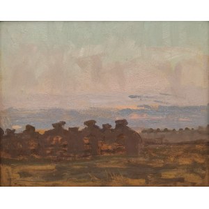 Stanisław GAŁEK (1876-1961), Mendle auf einem Feld, ca. 1906