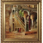 Wladimir PETROFF (ok. 1880-1935), We wnętrzu meczetu - Hagia Sophia, 1933
