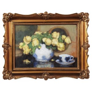 Alfons KARPIŃSKI (1875-1961), Yellow Roses