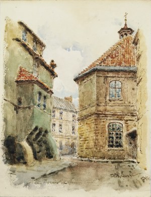 Tadeusz CIEŚLEWSKI (1870-1956) - ojciec, Ulica Jezuicka w Warszawie