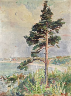 Stefan JUST (1905-1977), Samotna sosna, 1946