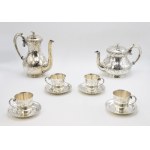 Christofle &amp; Co (založeno 1830), Kávová a čajová souprava se šálky a podnosem