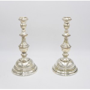 Martin JARRA (1852-1938, active since 1887, company until 1938), Pair of candlesticks