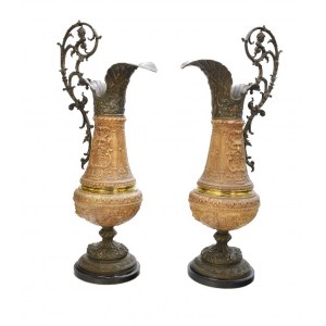 A pair of Neo-Mannerist vases