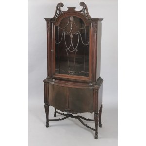 Louis Philippe style library cabinet