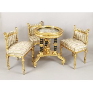 Eclectic style furniture set
