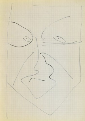 Jerzy PANEK (1918-2001), Głowa - autoportret III, 1963