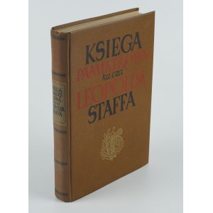 Księga pamiątkowa ku czci Leopolda Staffa 1878-1948 [facsimile autografów]