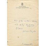 PRZYBOŚ Julian - Czytając Mickiewicza [1956] [AUTOGRAF]