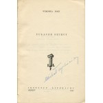 HORT Weronika (ORDONÓWNA Hanka) - Tułacze dzieci [wydanie pierwsze Bejrut 1948] [AUTOGRAF MICHAŁA TYSZKIEWICZA]