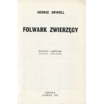 ORWELL George - Folwark zwierzęcy [Londyn 1974]