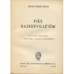DOYLE Arthur Conan - Pies Baskerville'ów [Rzym 1946] [okł. Zygmunt i Leopold Haarowie]