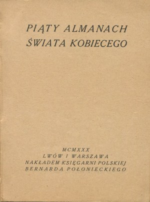 Piąty almanach świata kobiecego [1930]