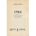 ORWELL George - 1984 [Paryż 1983]