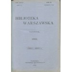 Biblioteka Warszawska. Tom IV [1901]