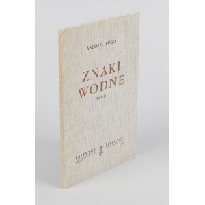 BUSZA Andrzej - Znaki wodne. Poezje [DEBIUT] [wydanie pierwsze Paryż 1969]