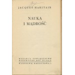 MARITAIN Jacques - Nauka i mądrość [Rój 1936]