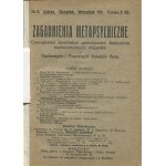 Zagadnienia metapsychiczne. Nr 3 z 1924 oraz 9-10 z 1926 roku