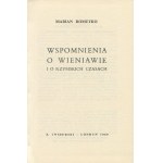 ROMEYKO Marian - Wspomnienia o Wieniawie i o rzymskich czasach [wydanie pierwsze Londyn 1969]