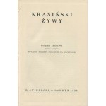 GUNTHER Władysław [red.] - Krasiński żywy [wydanie pierwsze Londyn 1959]