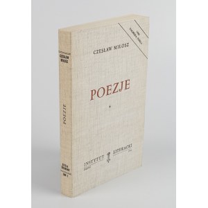 MIŁOSZ Czesław - Poezje [Dzieła Zbiorowe Tom I] [Paryż 1984] [AUTOGRAF]