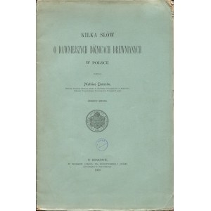 BERSOHN Mathias - Kilka słów o dawniejszych bóżnicach drewnianych w Polsce. Zeszyt drugi [1900] [Lutomiersk, Pohrebyszcze]