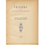 KOCHANOWSKI Jan - Fraszki [wydanie bibliofilskie 1928]