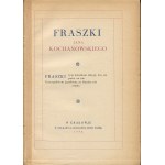 KOCHANOWSKI Jan - Fraszki [wydanie bibliofilskie 1928]