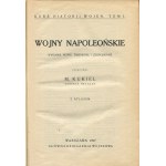 KUKIEL Marian - Wojny napoleońskie. Wydanie nowe, zmienione i uzupełnione, z atlasem [1927]